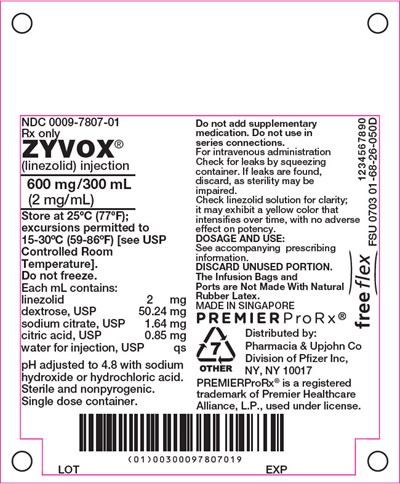 zyvox-04.jpg PRINCIPAL DISPLAY PANEL - 300 mL Bag Label - zyvox 04