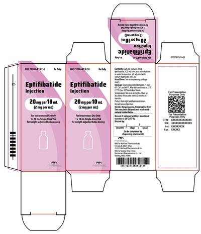 ept04-0004-04-v2.jpg PRINCIPAL DISPLAY PANEL – Eptifibatide Injection, 20 mg per 10 mL Carton - ept04 0004 04 v2