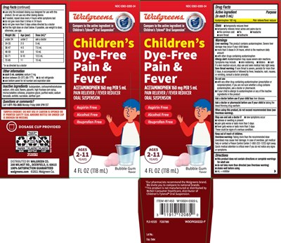 Acetaminophen 160 mg - childrens acetaminophen dye free bubblegum 1