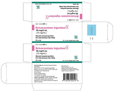 Principal Display Panel (50 mg/5 mL Vial Carton)