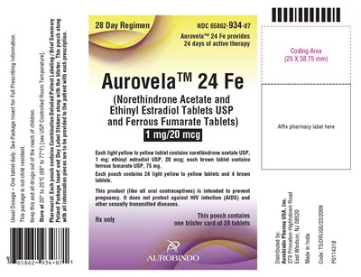 norethindroneethinyl-fig6.jpg PACKAGE LABEL-PRINCIPAL DISPLAY PANEL - 1 mg/20 mcg Pouch Carton Label - norethindroneethinyl fig6