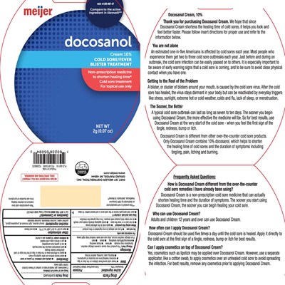 Docosanol 10% (Docosanol Cream Encube 1)
