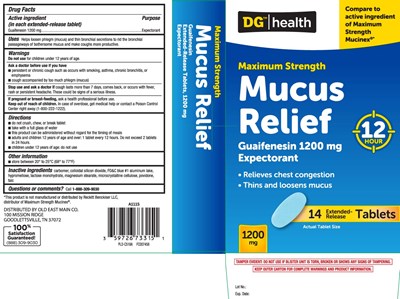 mucus-relief-1200-mg-extended-release-caplets-1.jpg Guaifenesin 1200 mg - mucus relief 1200 mg extended release caplets 1
