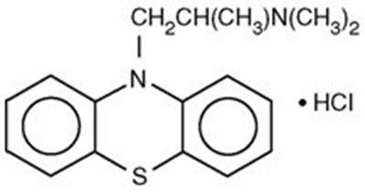 This Is An Image Of The Structural Formula Of Promethazine (Prometh Dm Os 2)