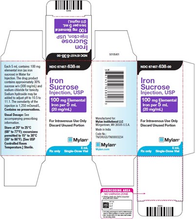 image-03.jpg Iron Sucrose Injection 100 mg Carton Label - image 03