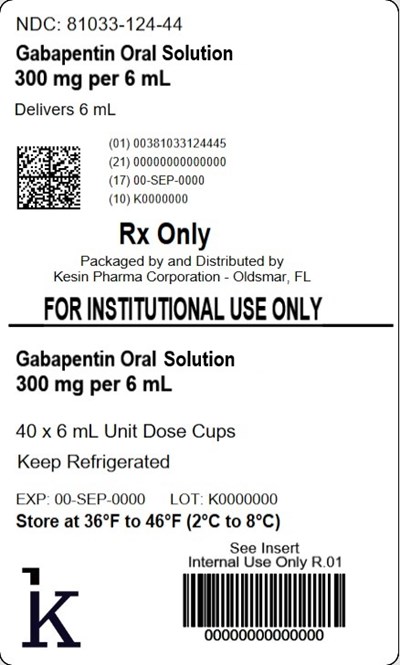Gabapentin_OS_6mL_40ct_Carton.jpg Gabapentin Oral Solution 6 mL 40 ct Carton Label - Gabapentin OS 6mL 40ct Carton
