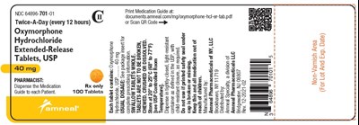 1 - oxymorphone extended release tablets speciality 10