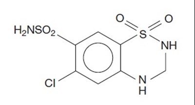 Image Description (Benazepril HCl And Hydrochlorothiazide Structure 2)