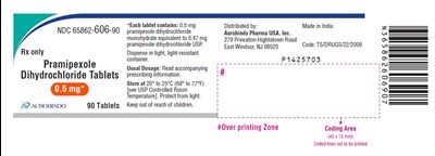 PACKAGE LABEL-PRINCIPAL DISPLAY PANEL - 0.5 mg (90 Tablet Bottle) - pramipexole fig3