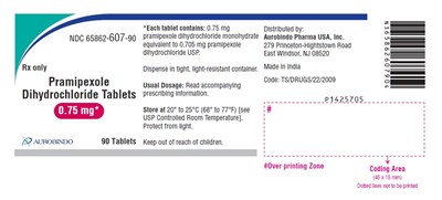 PACKAGE LABEL-PRINCIPAL DISPLAY PANEL - 0.75 mg (90 Tablet Bottle) - pramipexole fig4