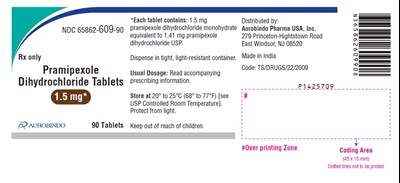 PACKAGE LABEL-PRINCIPAL DISPLAY PANEL - 1.5 mg (90 Tablets Bottle) - pramipexole fig6