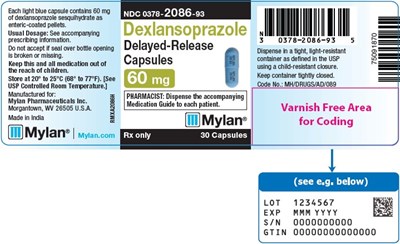 Dexlansoprazole Delayed-Release Capsules 60 mg Bottle Label - image 04