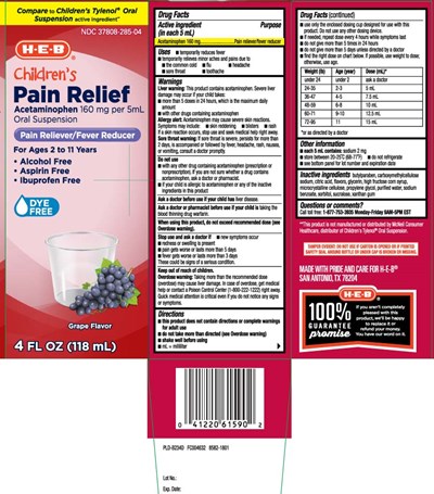 Acetaminophen 160 mg (Childrens Acetaminophen Dye Free Grape 1)