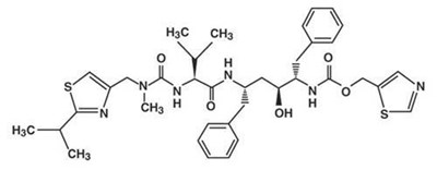 Chemical Structure For Ritonavir. (Kaletra Tablets Oral Structure2)