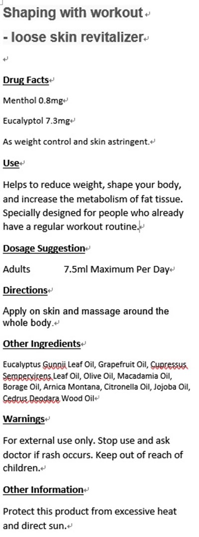 8002 - 70470 8002 shapingwithworkout