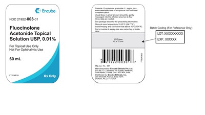 Fluocinolone Acetonide Tube Label