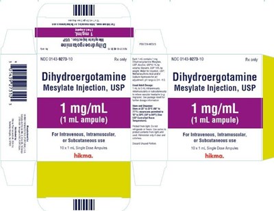 dihydroergotamine mesylate injection usp 4