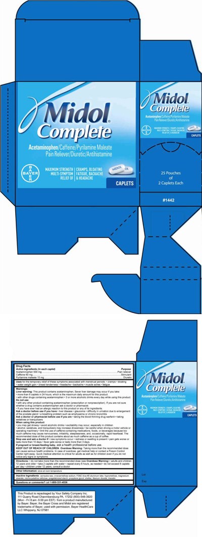 midol-01.jpg Principal Display Panel - 25 Pouch Box - midol 01