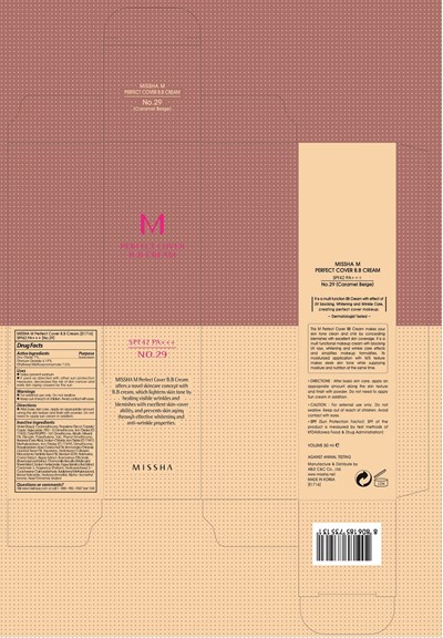 E1716.MisshaMPerfectCoverBB_No29_50ml.jpg MisshaMPerfectCoverBBNo29.50ML - E1716.MisshaMPerfectCoverBB No29 50ml