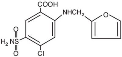Chemical Structure (Furosemide 01)