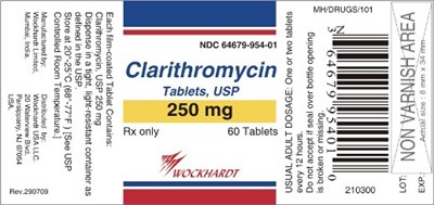 250 mg Label (Clarithromycintab M Figure 03)