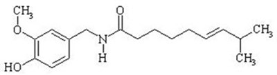 Structural Formula Of Capsaicin (Image 06)