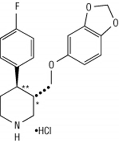 Paroxetine Hydrochloride Chemical Structural Formula (Caf60417 Bd2b 4c2e 8f0b B44a6c7b6e5f 01)