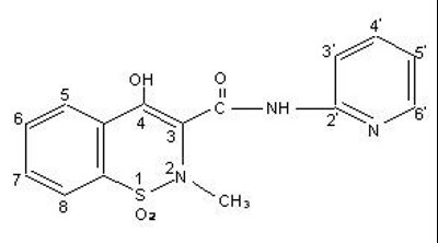 Piroxicam Structural Formula - PiroxicamStructuralFormula