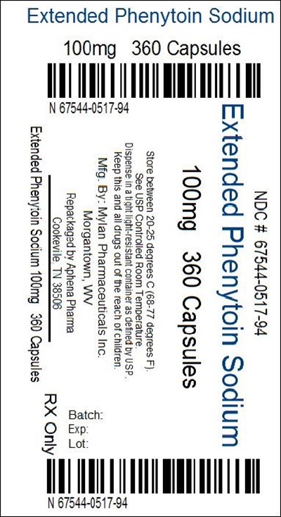 Bottle Label 100mg (67544 0517 94)