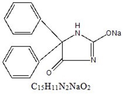 Phenytoin Sodium Structural Formula (Image 04)
