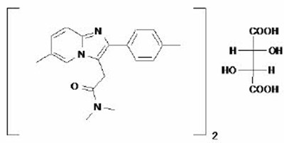 Chemical Structure - ambien cr 01