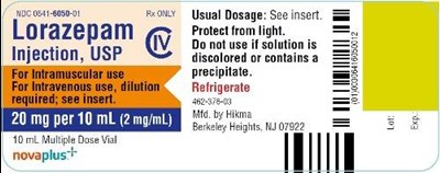 lorazepam-injection-usp---np-5.jpg Lorazepam Injection, USP CIV 20 mg/10 mL (2 mg/mL) 10 x 10 mL Multiple Dose Vials - lorazepam injection usp np 5