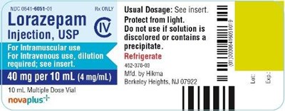 lorazepam-injection-usp---np-9.jpg Lorazepam Injection, USP CIV 40 mg/10 mL (4 mg/mL) 10 x 10 mL Multiple Dose Vials - lorazepam injection usp np 9