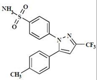 celecoxibstrct.jpg STRUCTURE - celecoxibstrct