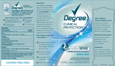 Degree Clinical Active Clean 2.7 Oz Carton (Degclinactivecleancrtn)