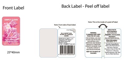 image of bottle label - 493