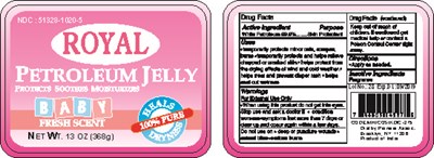 Package Label (Royal Petroleum Jelly 13oz 3)