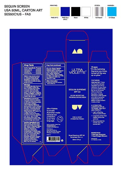 84803-104 UV SEQUIIN SUMPREME - 2509 UV SEQUIN SUPREME USA SES50C1US 50ML 37x37x136mm FA3 OL