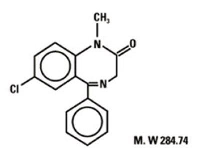 Chemical Structure (Diazepam 01)