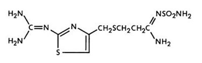 Famotidine-structure (Ibuprofen Famotidine Structure)