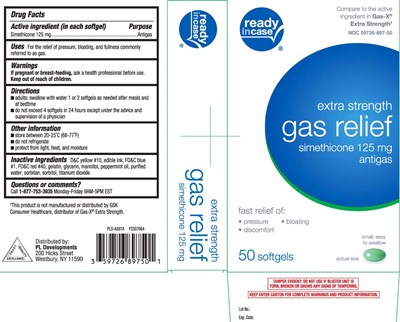Simethicone 125 mg (Gas Relief 125 mg Green Softgels Pat 1)