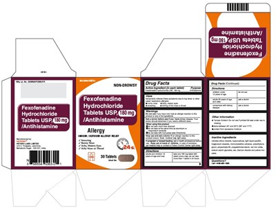 Fexofenadine180mg30scarton (Fexofenadine180mg30scarton)