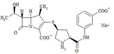 ertapenem-01.jpg Chemical Structure - ertapenem 01