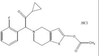 Prasugrel Hydrochloride Structural Formula - image 02