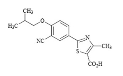 Structure (Febuxostat Structure)