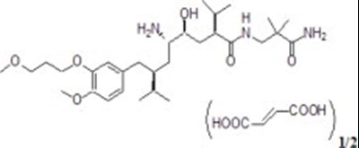 Structural Formula (Aliskiren Tablets 1)