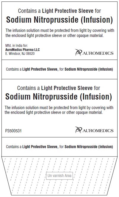 PACKAGE LABEL-PRINCIPAL DISPLAY PANEL - Carton of Light Protective Sleeve - sodiumnitro fig5