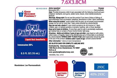 Image Of Label (Gn Oralpainrelief Label)
