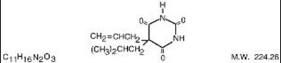 Structural Formula (Butalbital Acetaminophen Caffeine Tablets 1)