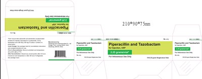 piperacillin-and-tazobactam-4.jpg PRINCIPAL DISPLAY PANEL - 2.25 Gram Vial Carton - piperacillin and tazobactam 4